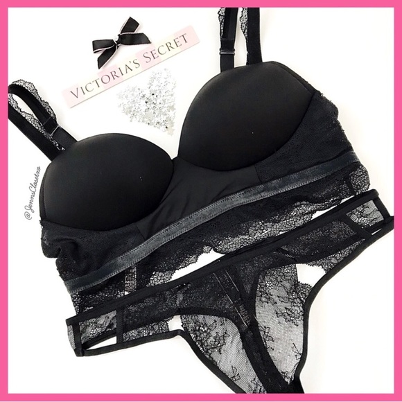 •Victoria’s Secret• Push-up bralette & Lace Thong - Picture 4 of 5